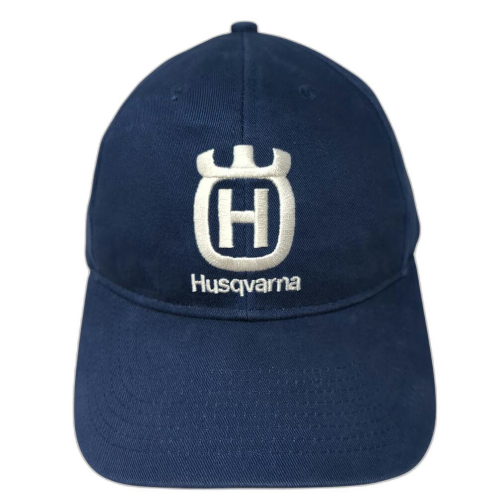 Cintas Husqvarna Logo Blue One Size Baseball Cap Hat Strapback Embroidered